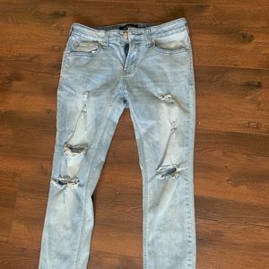 PACSUN SKINNY RIPPED JEANS